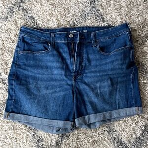 Old Navy Women's Dark Blue Jean Shorts